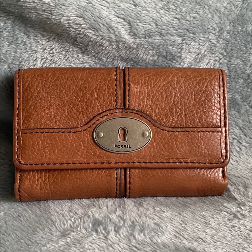 Fossil leather wallet